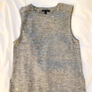Grey sleeveless Banana Republic top